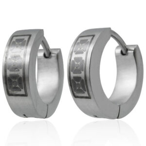 Øreringe Hoops Stål - Ø13mm - pr par