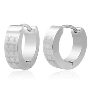 Øreringe Hoops Stål - Ø13mm - pr par