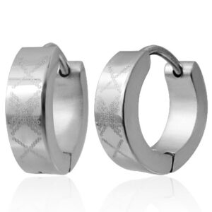 Øreringe Hoops Stål - Ø13mm - pr par