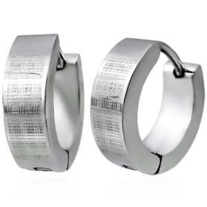 Øreringe Hoops Stål - Ø13mm - pr par