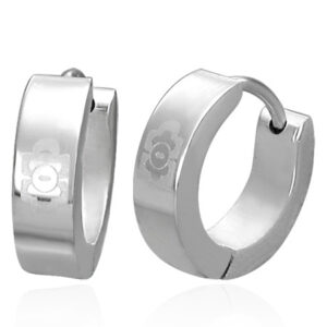 Øreringe Hoops Stål - Ø13mm - pr par