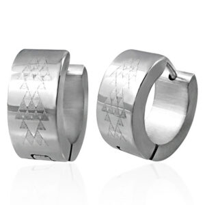 Øreringe Hoops Stål - Ø13mm - pr par