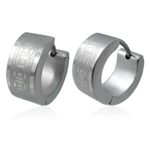 Øreringe Hoops Stål - Ø13mm - pr par