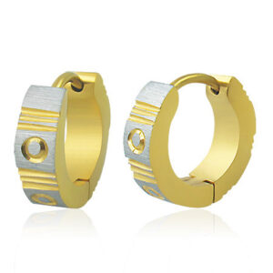 Øreringe Hoops Stål - Ø13mm - pr par