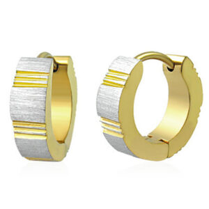 Øreringe Hoops Stål - Ø13mm - pr par