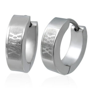 Øreringe Hoops Stål - Ø13mm - pr par