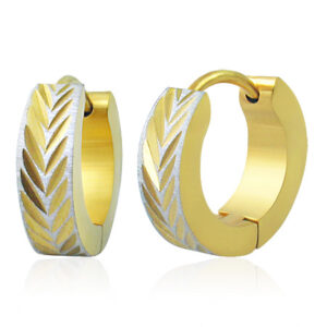 Øreringe Hoops Stål - Ø13mm - pr par