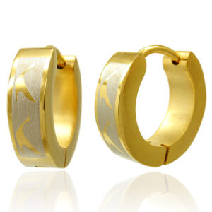 Øreringe Hoops Stål - Ø13mm - pr par