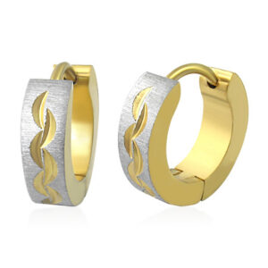 Øreringe Hoops Stål - Ø13mm - pr par