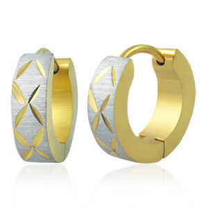 Øreringe Hoops Stål - Ø13mm - pr par