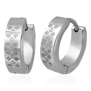 Øreringe Hoops Stål - Ø13mm - pr par