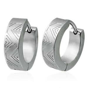 Øreringe Hoops Stål - Ø13mm - pr par