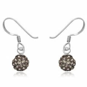 Øreringe med Swarovski krystaller - 22mm - pr par