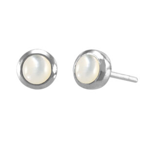 Ørestikker med Bjergkrystal - Ø6mm - pr par