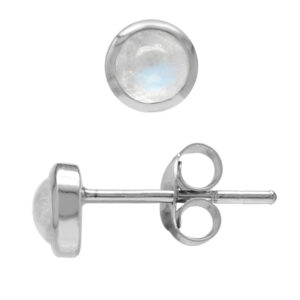 Ørestikker med Månesten - 3mm - pr sæt