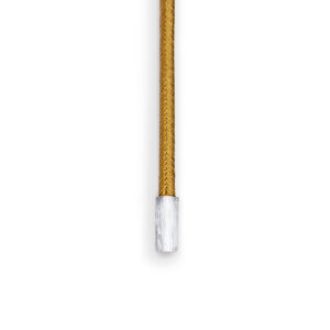 Ole Lynggaard Dobbelt design snor gylden endestykker lige 18 karat hvidguld længde 130 cm