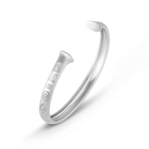 Ole Lynggaard Julius armbånd i mat sølv