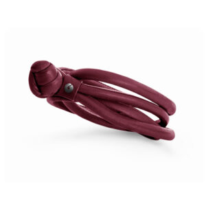 Ole Lynggaard Læderarmbånd vinrød til Sweet Drops (str. XS-XXL)