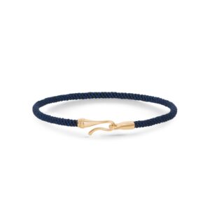 Ole Lynggaard Life armbånd i midnight med guld krog