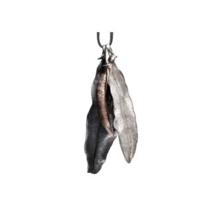 Ole Lynggaard Midnight Vedhæng 3 blade i sterling sølv og hvidguld