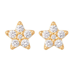 Ole Lynggaard Ørestikker Shooting Stars (stor) 18 karat rødguld 12 brill. i alt 0.54 ct TW.VS blank