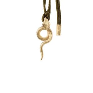 Ole Lynggaard Vedhæng lille Snakes 18 karat rødguld 4 brill. TW.VS.