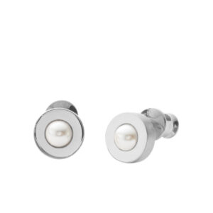 SKAGEN Agnethe ørestikker i stål med perle