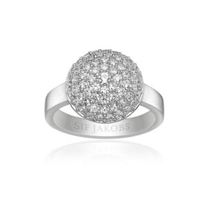 Sif Jakobs Milan ring i sølv med cubic zirkoner