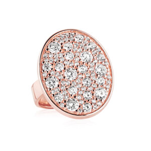 Sif Jakobs Novara Grande ring i rosa med cubic zirkoner