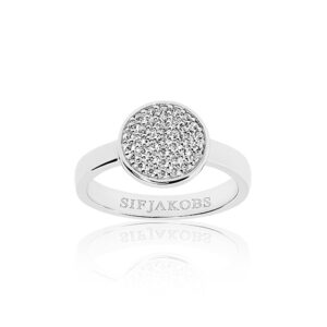 Sif Jakobs Sacile Uno ring i sølv med hvide zirkoner