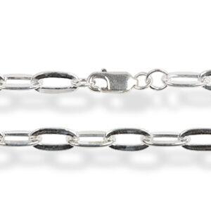 Sølvarmbånd - Oval - 19cm x 1.4mm