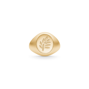 Tree of Life Signet Ring - Gold