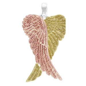 Vedhæng Englevinger - 27mm - u/kæde