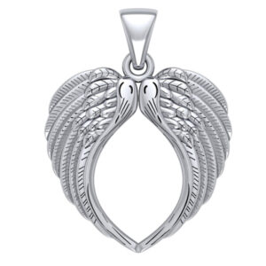 Vedhæng Englevinger - 42mm - u/kæde