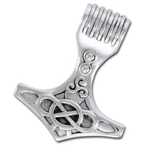 Vedhæng Thors Hammer - 32mm - u/kæde