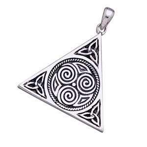 Vedhæng Triskele - 35mm - u/kæde