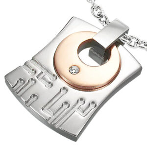 Vedhæng i stål - 30mm - u/kæde