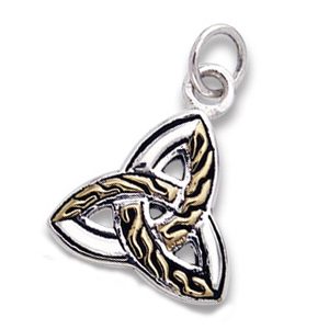 Vedhæng med Triquetra - Treenighedssymbolet - 20mm - u/kæde