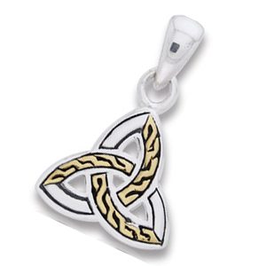 Vedhæng med Triquetra - Treenighedssymbolet - 23mm - u/kæde