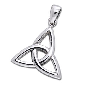 Vedhæng med Triquetra - Treenighedssymbolet - 25mm - u/kæde