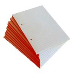 1 x Linieret blokke A5 aÂ´100 sider - 60gr.