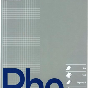 1 x Phone Pad Blokke A4 aÂ´100 sider - 60gr. (Top limet)