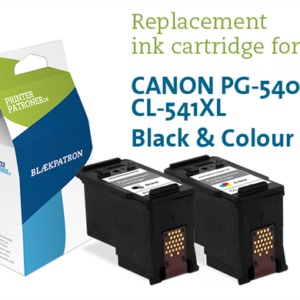 2-Pak sort og farvet patron - Canon 540XL/541XL - 23+16ml