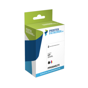 2-Pak sort og farvet patron - HP nr.304XL - 905 +480 sider