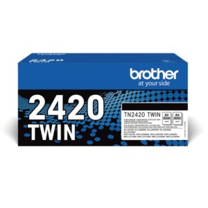 2-pak Sort lasertoner - Brother TN-2420 TWIN - 2 x 3.000 sider