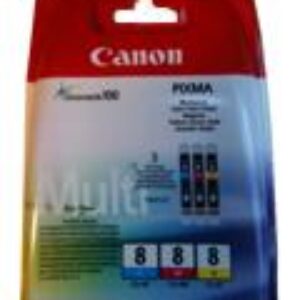 3-Pak C/M/Y patroner - Canon 8CMY - 3x13ml.