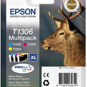 3-Pak C/M/Y patroner - Epson - 3x10,1ml.