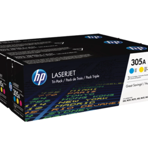 3-Pak lasertoner - HP 305A - 3x2.600 sider