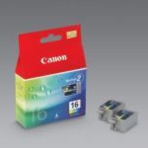 3-i-en farve blækpatron - Canon 2pak - 2x7,5ml.