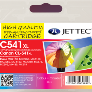 3-i-en farve blækpatron - Canon nr.CL-541XL - 15 ml